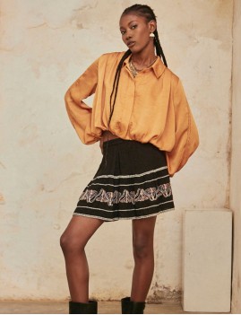 Jupe courte hippie chic DARIKA NEKANE - Boutique L'anana(s)