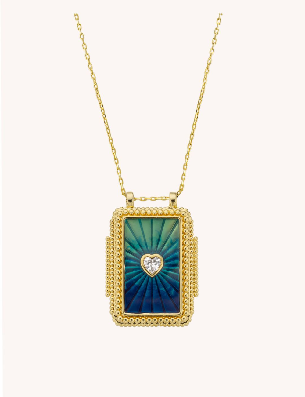 Collier bleu cœur MYA-BAY - Boutique L'aNana(s) Collier bleu cœur MYA-BAY - Boutique L'aNana(s)