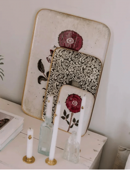 Demi plateau bohème PIVOINE BONCOEURS - Boutique L'aNana(s)