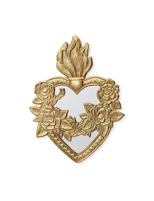 Coeur ex-voto miroir BONCOEURS - Boutique L'aNana(s)