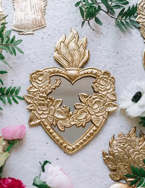 Coeur bohème MIROIR DISCRET BONCOEURS - Boutique L'aNana(s)