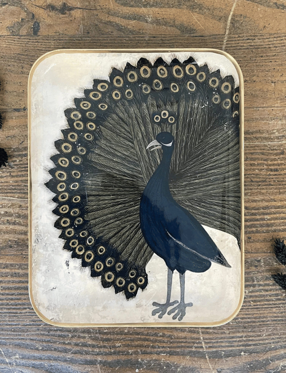 Demi plateau bohème PAON BONCOEURS - Boutique L'aNana(s)