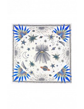 Foulards big boho blanc mystique WILD-Boutique L'aNana(s)