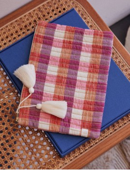 Pochette bohème à carreaux DOMINA louise Misha - Boutique L'aNana(s)