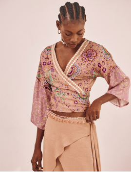 Top kimono bohème KUSISA Nekane - Boutique L'aNana(s) Top kimono bohème KUSISA Nekane - Boutique L'aNana(s)
