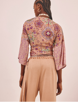 Top col v manches longues boho Nekane - Boutique L'aNana(s) Top col v manches longues boho Nekane - Boutique L'aNana(s)