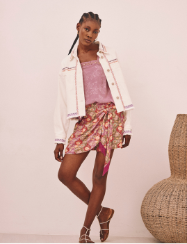 Jupe-short bohème RONGY Nekane - Boutique L'aNana(s) Jupe-short bohème RONGY Nekane - Boutique L'aNana(s)