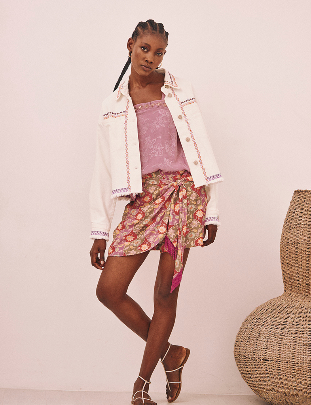 Jupe-short bohème RONGY Nekane - Boutique L'aNana(s) Jupe-short bohème RONGY Nekane - Boutique L'aNana(s)