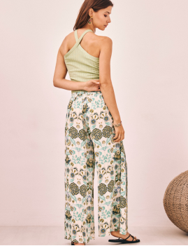 Pantalon fluide imprimé bohème Nekane - Boutique L'aNana(s)