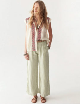 Pantalon lin MARISA Maison Hotel - Boutique L'ananas