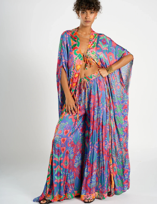 Kimono Bohème HELIOS Fleuri - Boutique lananas