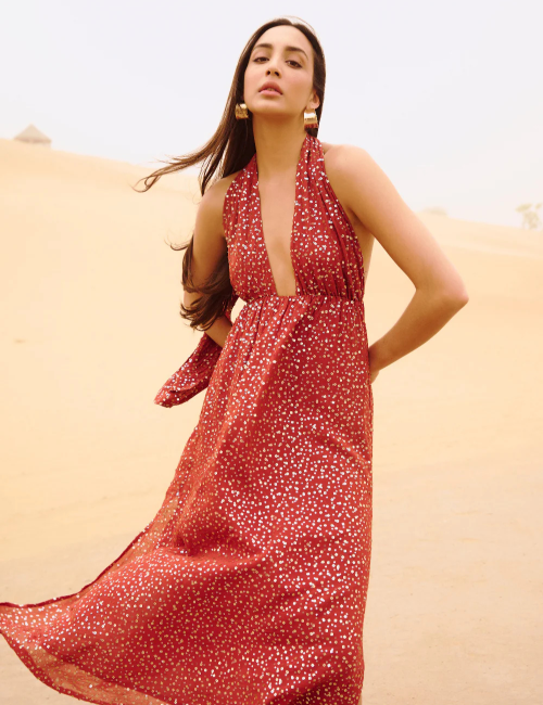 Robe longue bohème à sequins MINNY - Sundress
