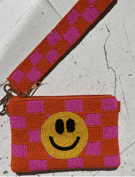 Pochette bohème smiley PAULETTE - Boutique L'aNana(s)