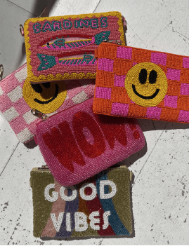 Portefeuille bohème smiley PAULETTE - Boutique L'aNana(s)