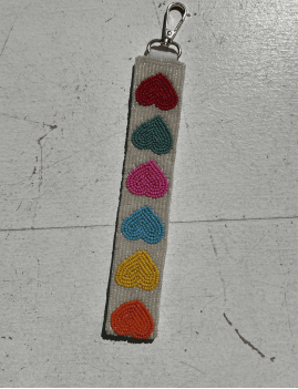 Porte clé boho en perles LOVER - Boutique L'aNana(s)