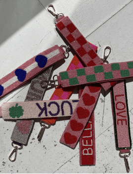 Porte clé boheme enfants en perles LOVER - Boutique L'aNana(s)