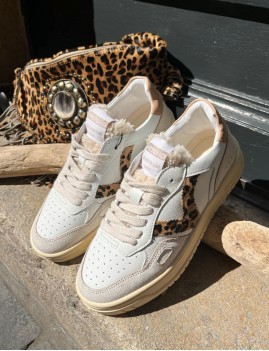 Basket femme fourrure 1257124 VICTORIA - Boutique l'aNana(s)