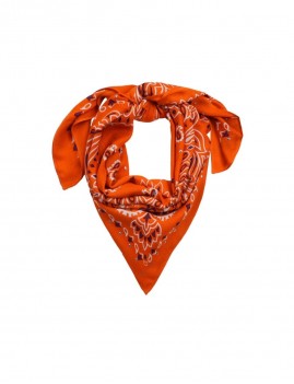 Foulard en laine ocre wild PAISLEY WILD - Boutique L'aNana(s) Foulard en laine ocre wild PAISLEY WILD - Boutique L'aNana(s)