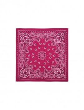 Foulard bandana bordeaux doux PAISLEY WILD - Boutique L'aNana(s)