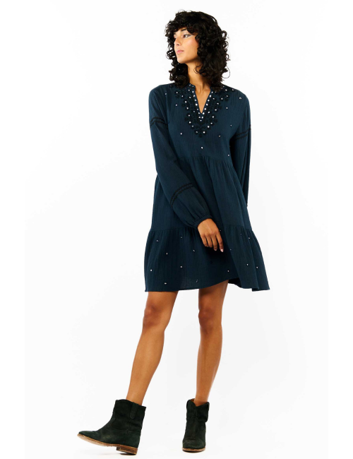 Robe bohème courte ARUBA WILD - Boutique L'aNana(s)