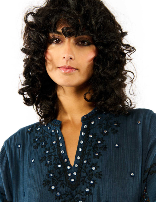 Robe boho courte ARUBA WILD - Boutique L'aNana(s)