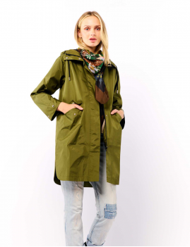Imperméable dos imprimé gipsy long MARCIELLO WILD - Boutique L'aNana(s)