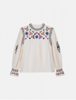 Blouse brodée hippie chic IZZA Louise Misha - Boutique L'aNana(s)