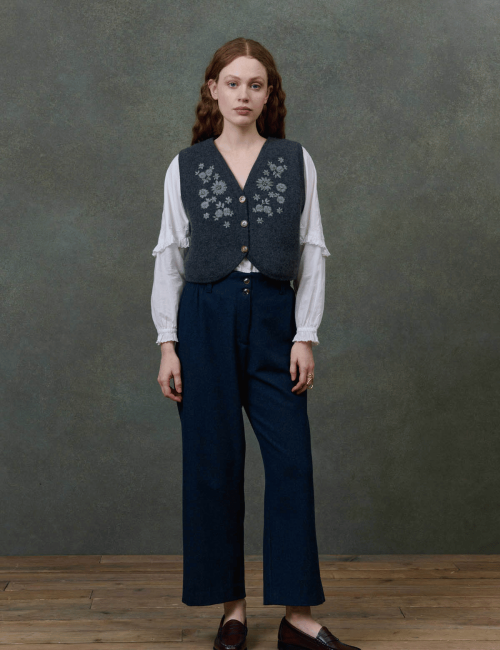 Veste laine brodée IBINKA Louise Misha - Boutique L'aNana(s)
