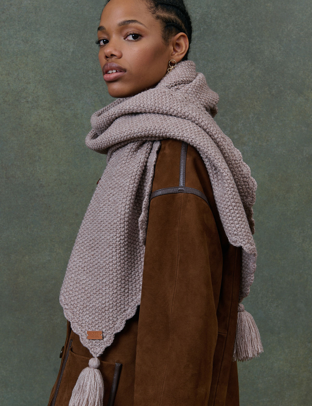 Écharpe tricoté Louise Misha - Boutique L'anana(s)