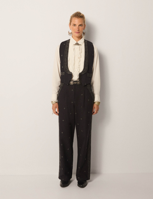 Gilet brodé Maison Hotel - Boutique L'aNana(s)