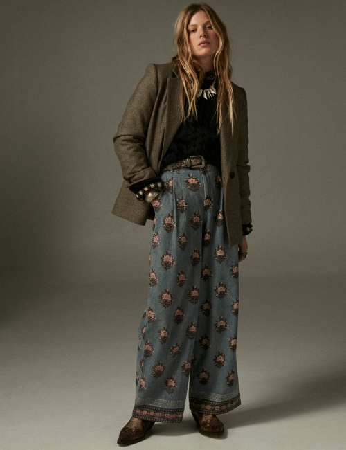 Pantalon à pince bohème Maison Hôtel - Boutique L'aNana(s)