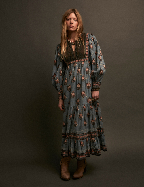 Robe longue bohème Maison Hôtel - Boutique L'aNana(s)