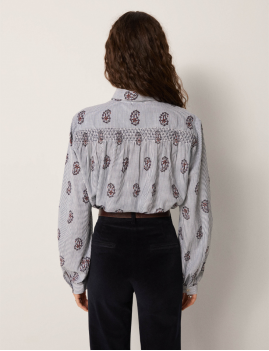 Chemise bleue Maison Hôtel - Boutique L'aNana(s)