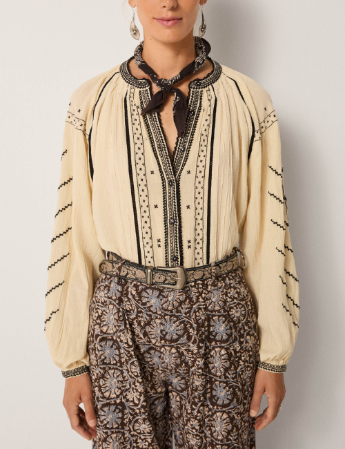 Chemise boho Maison Hôtel - Boutique L'aNana(s)