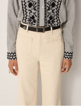 Chemise brodée hippie Maison Hôtel - Boutique L'aNana(s)