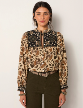 Blouse brodée Maison Hôtel - Boutique L'aNana(s)