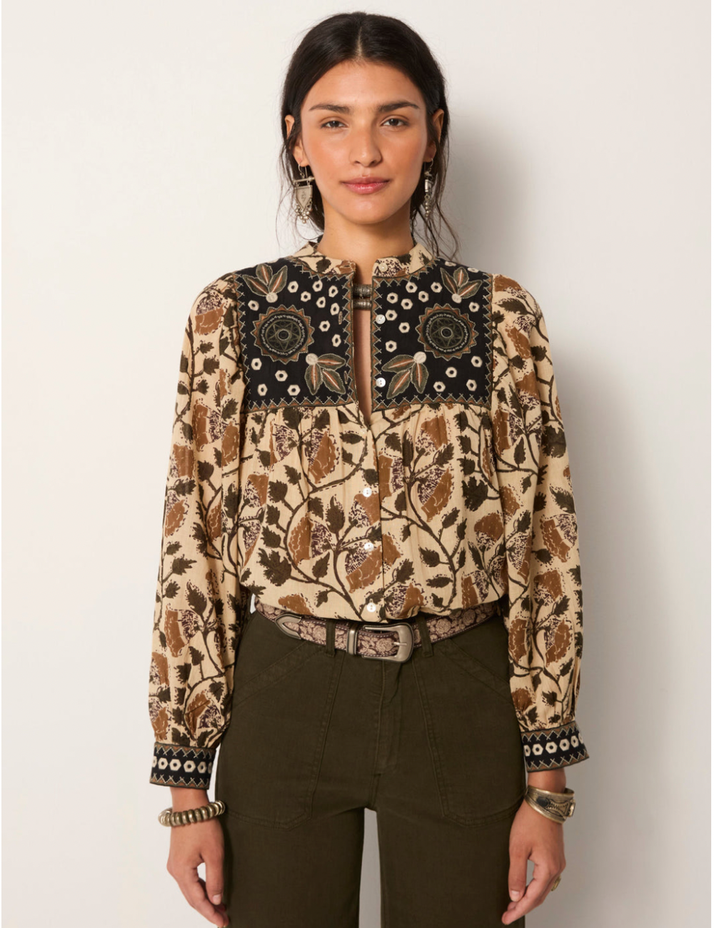 Blouse brodée Maison Hôtel - Boutique L'aNana(s)