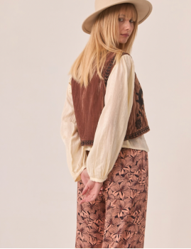 Gilet boho chic en velours NEKANE - Boutique L'aNana(s) Gilet boho chic en velours NEKANE - Boutique L'aNana(s)
