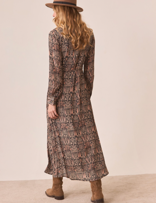 Robe longue tendance boho Nekane - Boutique L'aNana(s)