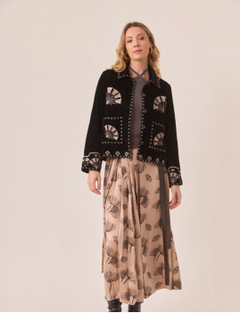Veste bohème brodée Nekane - Boutique L'aNana(s)