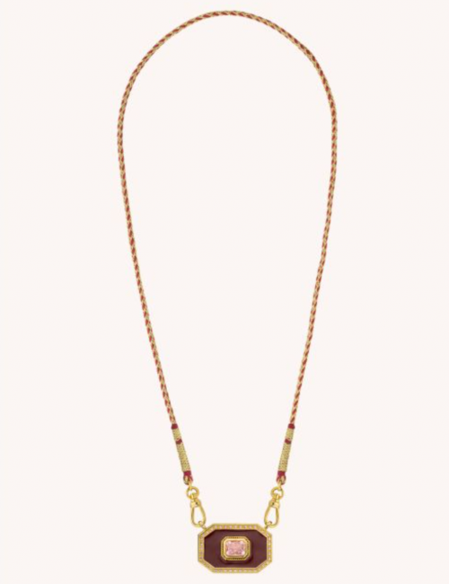 Collier gipsy BURGUNDY YUCATAN MYA BAY - Boutique L'aNana(s)