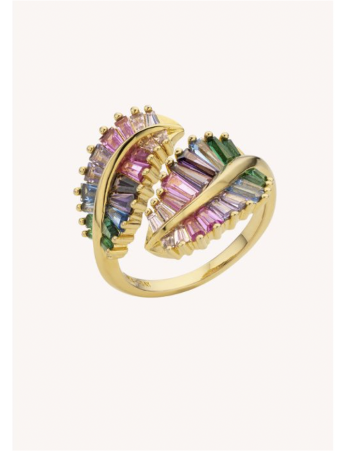 Bague bohème RAINBOW LEAVES MYA BAY - Boutique L'aNana(s)