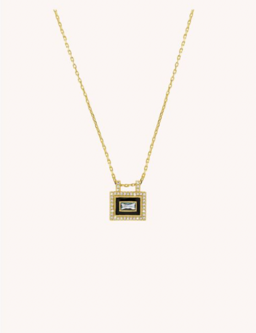 Collier hippie BLACK BLUE EL PASO MYA BAY - Boutique L'aNana(s)