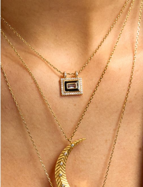 Collier plaque MYA BAY - Boutique L'aNana(s)