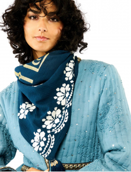Foulard brodé WILD - Boutique L'aNana(s)