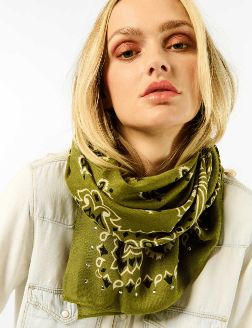 Foulard hippie-chic bandana PAISLEY WILD - Boutique L'aNana(s)