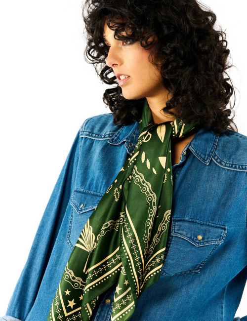 Foulard medium bohème BANDANA WILD - Boutique L'aNana(s)