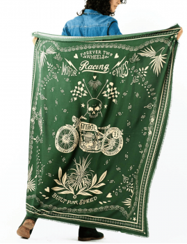 Foulard imprimé moto hippie BANDANA WILD - Boutique L'aNana(s)