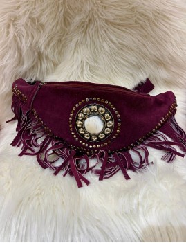 Banane à franges cuir - Boutique L'aNana(s)