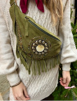 Banane à franges en cuir - Boutique L'aNana(s)